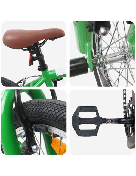 BMX 20 Pollici per oltre 9 anni Verde