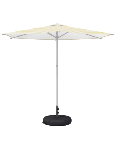 Base per Ombrello da Patio 60 x 60 cm Acciaio Nero