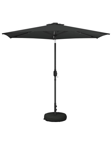 Parasol da Giardino con Luci LED 270 x 270 cm Poliestere