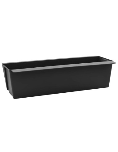 Fioriere per Euro pallet 12 pcs Nero 36 x 13,5 x 9,5 cm