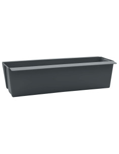 Fioriere per Euro pallet 24 pcs Grigio 36 x 13,5 x 9,5 cm 2