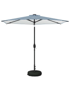Parasol da Giardino con Luci LED 270 x 270 cm Poliestere