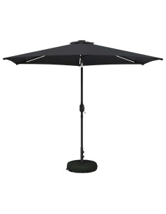 Parasol da Giardino con Luci LED 300 x 300 cm Poliestere