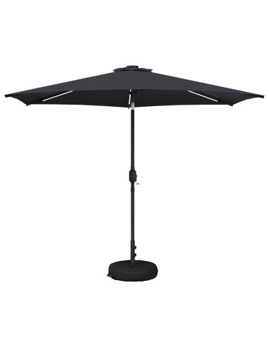 Parasol da Giardino con Luci LED 300 x 300 cm Poliestere