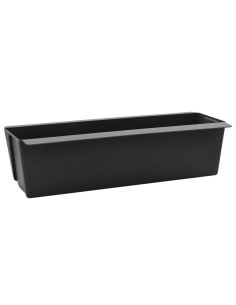 Fioriere per Euro pallet 24 pcs Nero 36 x 13,5 x 9,5 cm 2