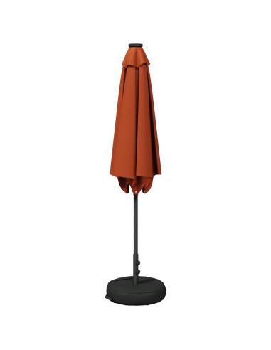Parasol da Giardino con Luci LED 270 x 270 cm Poliestere