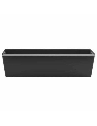 Fioriere per Euro pallet 24 pcs Nero 36 x 13,5 x 9,5 cm