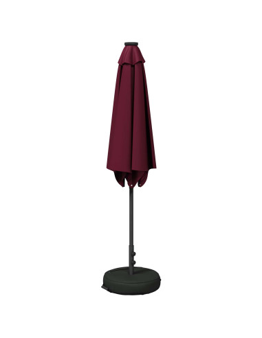 Parasol da Giardino con Luci LED 270 x 270 cm Poliestere