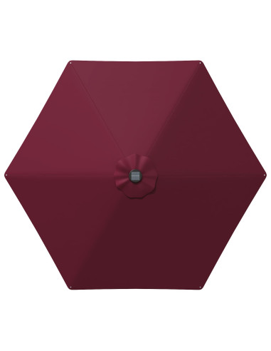 Parasol da Giardino con Luci LED 270 x 270 cm Poliestere