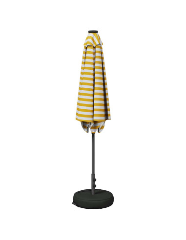 Parasol da Giardino con Luci LED 270 x 270 cm Poliestere