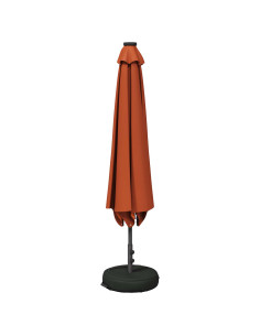 Parasol da Giardino con Luci LED 300 x 300 cm Poliestere 2
