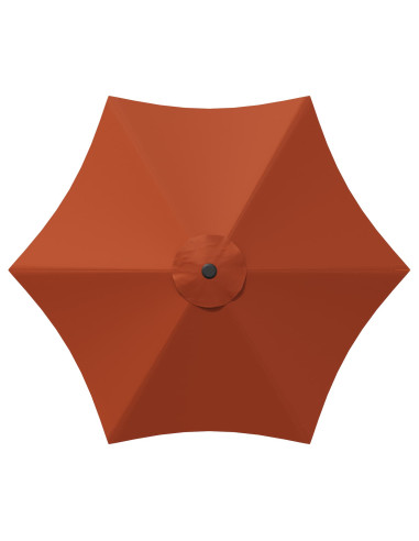 Parasol da Giardino con Luci LED 300 x 300 cm Poliestere