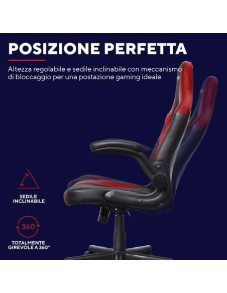 GXT703R RIYE GAMING CHAIR RED