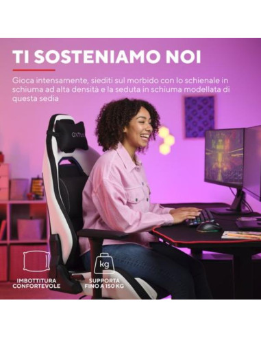 GXT714W RUYA ECO GAMING CHAIR WHITE