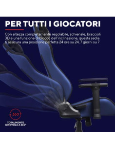 GXT714B RUYA ECO GAMING CHAIR BLU 2
