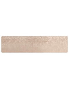 Runner Tappeto MARSA Beige 80 x 450 cm Poliestere e PVC 2