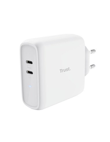 TRUST CARICATORE MAXO 65W 2P USB-C, BIANCO