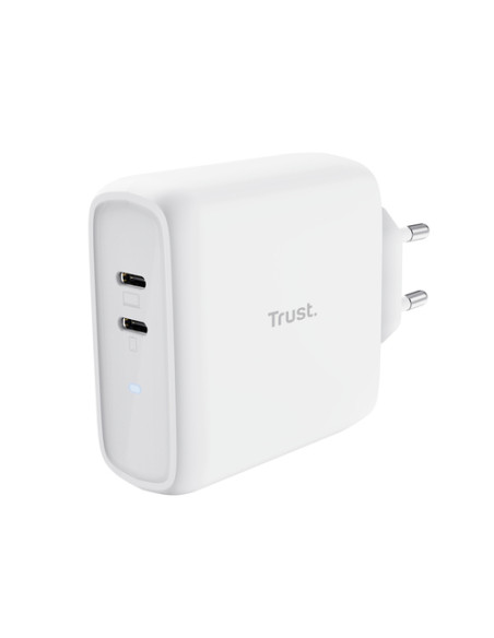 TRUST CARICATORE MAXO 65W 2P USB-C, BIANCO