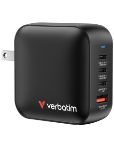 VERBATIM MINI CARICATORE DA MURO 4 PORTE 100W