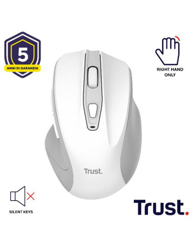 NITO SILENT WIRELESS MOUSE - WHITE