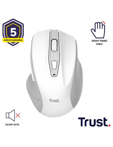 NITO SILENT WIRELESS MOUSE - WHITE