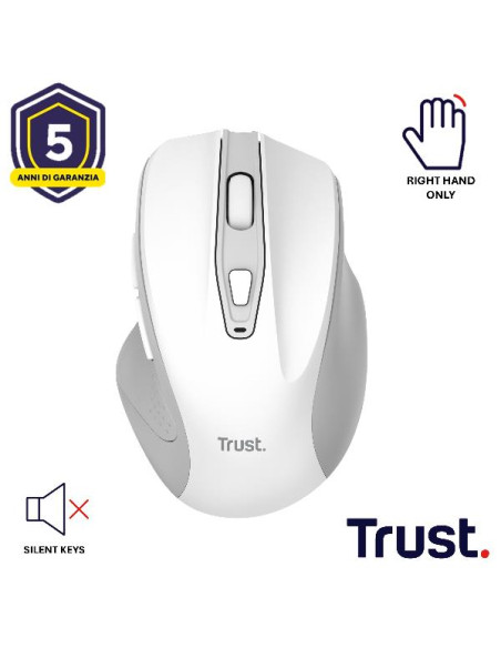 NITO SILENT WIRELESS MOUSE - WHITE