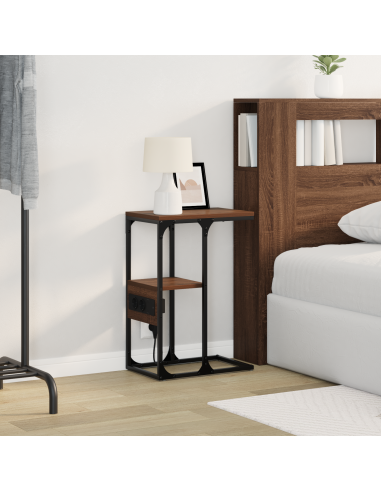 Armadio da Notte Rovere marrone 41.5 x 26 x 60.5 cm