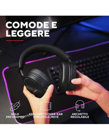 GXT491 FAYZO WIRELESS HEADSET BLK