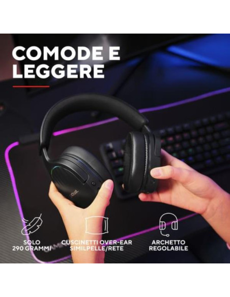 GXT491 FAYZO WIRELESS HEADSET BLK