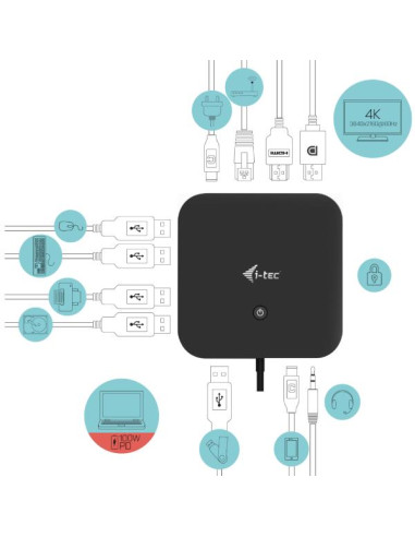 USB-C HDMI DP+P.D.100W+CHARG-C112W