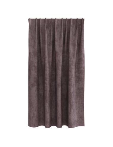 Tende in Velluto con tende 2 pcs Marrone 140 x 140 cm Velluto