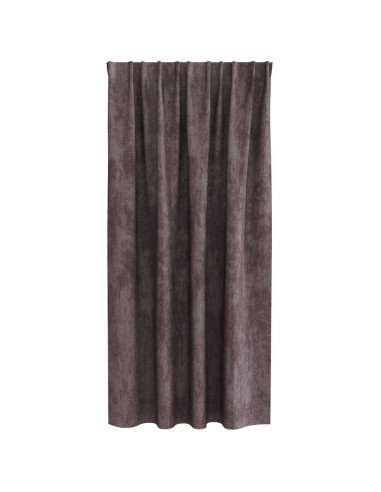 Tende in Velluto con tende 2 pcs Marrone 175 x 140 cm Velluto