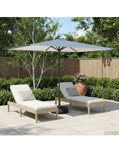 Ombrello da giardino 200 x 300 cm Poliestere Rettangolare