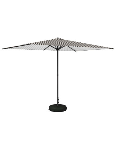 Ombrello da giardino 200 x 300 cm Poliestere Rettangolare