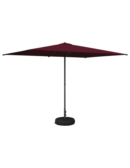 Ombrello da giardino 200 x 300 cm Poliestere Rettangolare