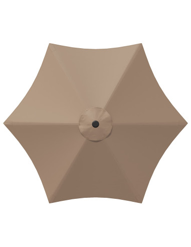 Ombrello da giardino 270 x 270 cm Poliestere Rettangolare