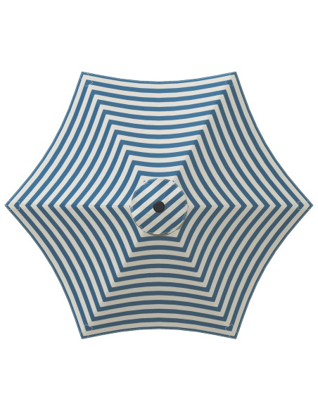 Ombrello da giardino 230 x 230 cm Poliestere Rettangolare