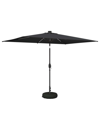 Parasol da Giardino con Luci LED 200 x 300 cm Poliestere