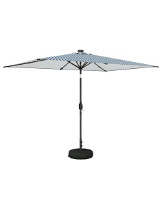 Parasol da Giardino con Luci LED 200 x 300 cm Poliestere