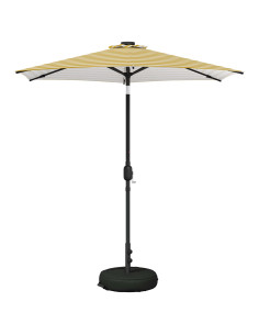 Parasol da Giardino con Luci LED 230 x 230 cm Poliestere