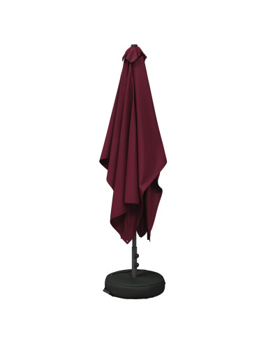 Ombrello da giardino 200 x 300 cm Poliestere Rettangolare