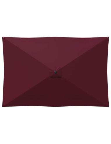 Ombrello da giardino 200 x 300 cm Poliestere Rettangolare