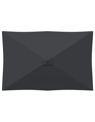 Ombrello da giardino 200 x 300 cm Poliestere Rettangolare