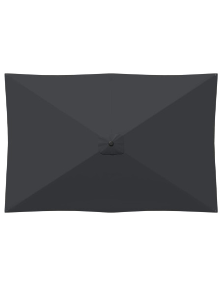 Ombrello da giardino 200 x 300 cm Poliestere Rettangolare