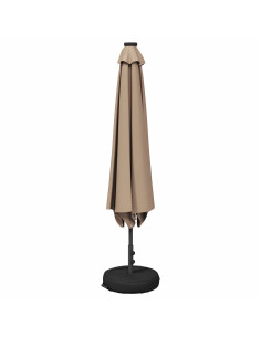 Parasol da Giardino con Luci LED 200 x 300 cm Poliestere 2