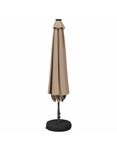 Parasol da Giardino con Luci LED 200 x 300 cm Poliestere