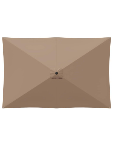Ombrello da giardino 200 x 300 cm Poliestere Rettangolare