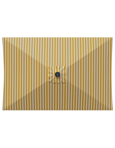 Parasol da Giardino con Luci LED 200 x 300 cm Poliestere