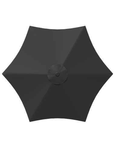 Parasol da Giardino con Luci LED 230 x 230 cm Poliestere