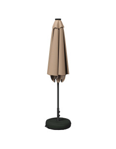 Parasol da Giardino con Luci LED 270 x 270 cm Poliestere 2